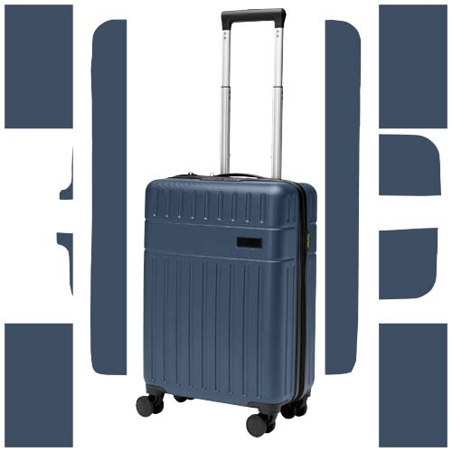 Valise cabine de 20" et 40&nbsp;L recyclée à personnaliser Rover Bleu hale